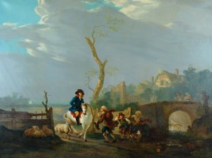 Landschap met figuren